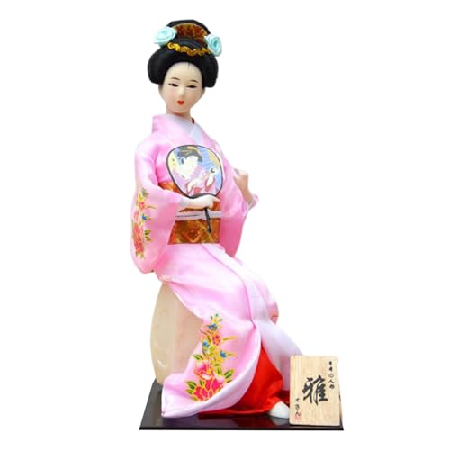 Exquisites 30,5 cm Kimono-Geisha-Puppen, Tischdekoration für japanische Themen, Esszimmer, Raumdekoration Exquisites 30,5 cm Kimono-Geisha-Puppen, Tischdekoration für japanische Themen, Esszimmer, Raumdekoration von Illkjasfc