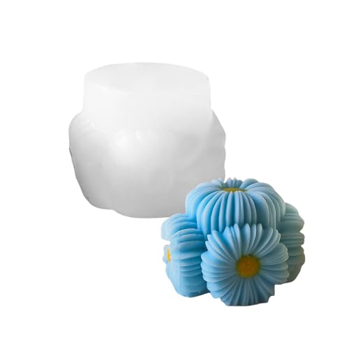 Flexible Silikonform für handgefertigte Blumen-Sonnenblumen, Seifenherstellung, handgefertigt, Hochzeitsdekoration von Illkjasfc