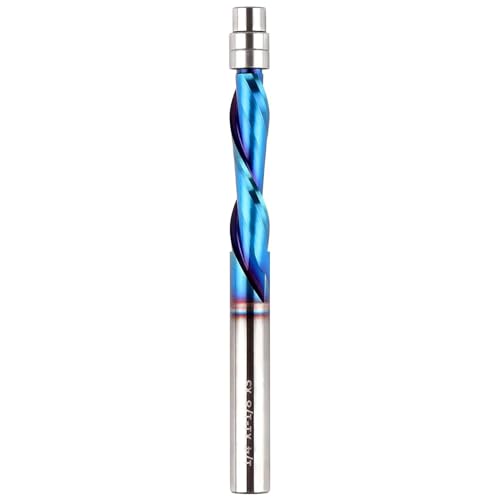 Holzbearbeitungs-Trimmer-Bit, massiver bündiger Fräser, geeignet für Holzbearbeitungsbegeisterte, 1/4 x 1/4 x 1-1 x 20,3 x 7,6 cm Modell Holzbearbeitungs-Trimmer-Bit, massiver bündiger Fräser, geeignet für Holzbearbeitungsbegeisterte, 1/4 x 1/4 x 1-1 x 20,3 x 7,6 cm Modell von Illkjasfc