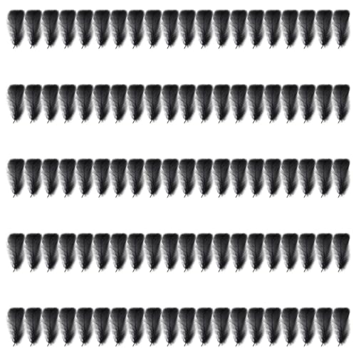 Illkjasfc 100 Stück natürliche Flügel, natürliche schwarze Flügeldekoration für Traumfänger, Hochzeitsdekoration, Maskerade Illkjasfc 100 Stück natürliche Flügel, natürliche schwarze Flügeldekoration für Traumfänger, Hochzeitsdekoration, Maskerade von Illkjasfc