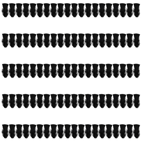 Illkjasfc 100 Stück natürliche Flügel, natürliche schwarze Flügeldekoration für Traumfänger, Hochzeitsdekoration, Maskerade Illkjasfc 100 Stück natürliche Flügel, natürliche schwarze Flügeldekoration für Traumfänger, Hochzeitsdekoration, Maskerade von Illkjasfc