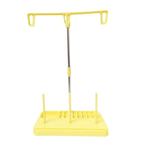 Illkjasfc 3 Fadenspulenständer für Haushaltsnähmaschine, Stickmaschine, abnehmbares Garnregal, Nähmaschinenzubehör von Illkjasfc