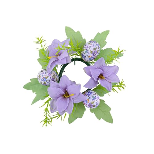 Illkjasfc 4 Stück Ringe Kranz dekorative Halterringe für Urlaub, Party, Tischdekoration, Hochzeit, Heimdekoration Illkjasfc 4 Stück Ringe Kranz dekorative Halterringe für Urlaub, Party, Tischdekoration, Hochzeit, Heimdekoration von Illkjasfc