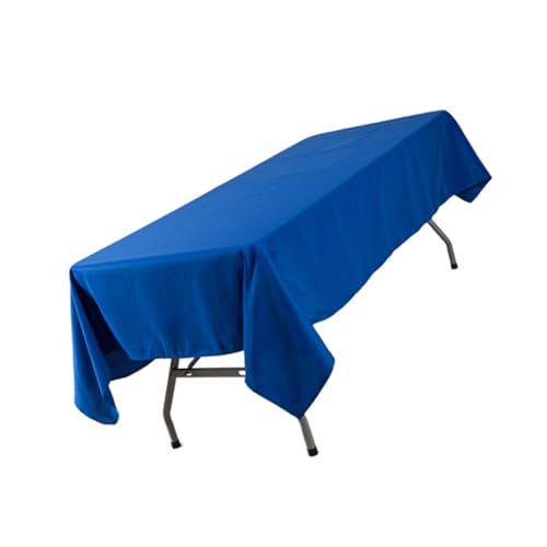 Illkjasfc Blaue rechteckige Tischdecke, Polyester, knitterfrei, für Bankette, Partys, Esszimmer-Dekorationen für drinnen und draußen, Veranstaltungsbeständige Tischdecke Illkjasfc Blaue rechteckige Tischdecke, Polyester, knitterfrei, für Bankette, Partys, Esszimmer-Dekorationen für drinnen und draußen, Veranstaltungsbeständige Tischdecke von Illkjasfc