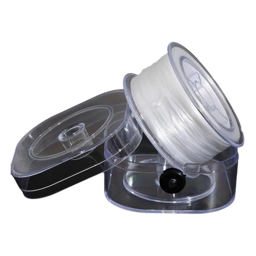 Illkjasfc Elastische Perlenschnur, 0,7 mm, flach, dehnbar, 100 m, zur Schmuckherstellung, für Halsketten, Armbänder, 100 m Illkjasfc Elastische Perlenschnur, 0,7 mm, flach, dehnbar, 100 m, zur Schmuckherstellung, für Halsketten, Armbänder, 100 m von Illkjasfc
