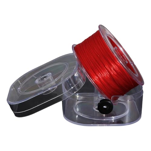 Illkjasfc Elastische Perlenschnur, 0,7 mm, flach, dehnbar, 100 m, zur Schmuckherstellung, für Halsketten, Armbänder, 100 m Illkjasfc Elastische Perlenschnur, 0,7 mm, flach, dehnbar, 100 m, zur Schmuckherstellung, für Halsketten, Armbänder, 100 m von Illkjasfc
