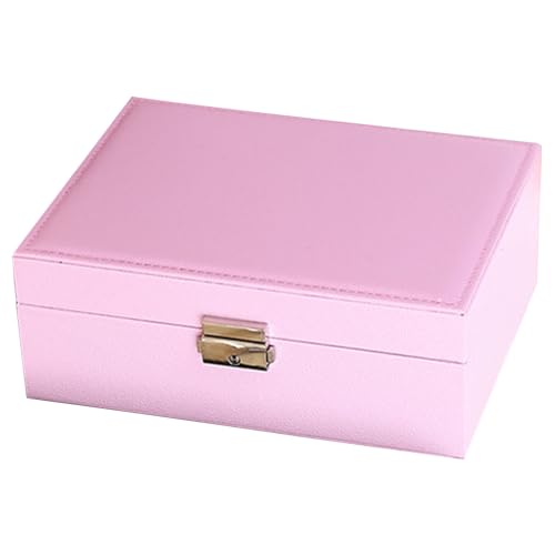 Illkjasfc Elegante Schmuckschatulle mit Trennwänden, PU-Leder, Schmuckvitrine, modischer Schmuck, Valentinstag Illkjasfc Elegante Schmuckschatulle mit Trennwänden, PU-Leder, Schmuckvitrine, modischer Schmuck, Valentinstag von Illkjasfc