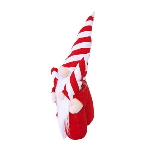 Illkjasfc Große Nase, gestreifte Mütze, Zwerge, Figur, Gesicht weniger Puppen, Ornamente, weicher Stoff, Weihnachtsdekoration Illkjasfc Große Nase, gestreifte Mütze, Zwerge, Figur, Gesicht weniger Puppen, Ornamente, weicher Stoff, Weihnachtsdekoration von Illkjasfc