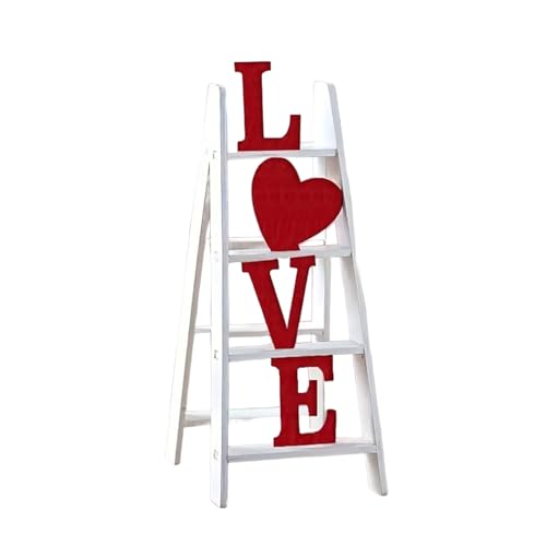 Illkjasfc Holzschild mit Aufschrift "Love Ladder", klein, Tischdekoration für Valentinstag, Romantik, Zuhause, Hochzeit, Partys, Tafelaufsätze, Dekorationen Illkjasfc Holzschild mit Aufschrift "Love Ladder", klein, Tischdekoration für Valentinstag, Romantik, Zuhause, Hochzeit, Partys, Tafelaufsätze, Dekorationen von Illkjasfc