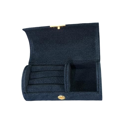 Illkjasfc Kleine Mehrzweck-Schmuckschatulle, Wohnaccessoire für Damen, tragbare Aufbewahrungslösung mit Initialen- und Blumendesigns Illkjasfc Kleine Mehrzweck-Schmuckschatulle, Wohnaccessoire für Damen, tragbare Aufbewahrungslösung mit Initialen- und Blumendesigns von Illkjasfc