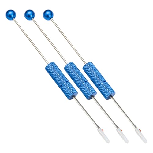 Illkjasfc Nahttrenner, ergonomischer Fadenentferner, einfach zu bedienen, Nähgarn, praktischer Entnahmeschneider zum Basteln, 3 Stück Illkjasfc Nahttrenner, ergonomischer Fadenentferner, einfach zu bedienen, Nähgarn, praktischer Entnahmeschneider zum Basteln, 3 Stück von Illkjasfc