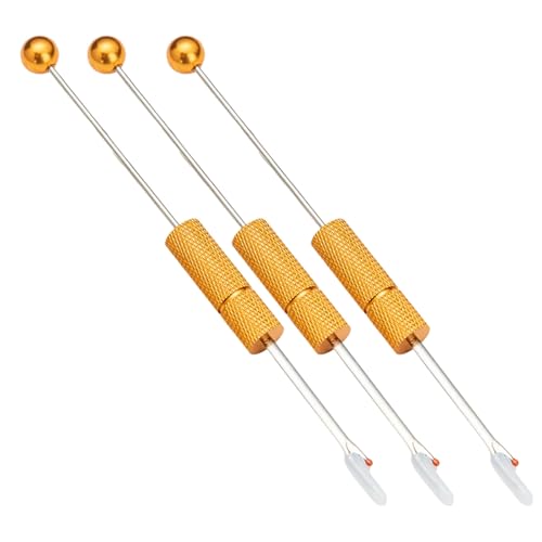 Illkjasfc Nahttrenner, ergonomischer Fadenentferner, einfach zu bedienen, Nähgarn, praktischer Entnahmeschneider zum Basteln, 3 Stück Illkjasfc Nahttrenner, ergonomischer Fadenentferner, einfach zu bedienen, Nähgarn, praktischer Entnahmeschneider zum Basteln, 3 Stück von Illkjasfc