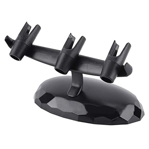 Illkjasfc Platzsparender Schreibtisch-Pinselhalter für 3 Pinsel, Malwerkzeug, Schreibtisch-Pinselständer, 13 x 8,9 x 8,9 cm von Illkjasfc