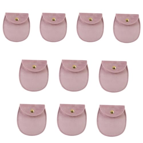 Illkjasfc Schmuck-Verpackung, mehrfarbige Samtbeutel, Schmuckbeutel, Ohrring-Display, Organizer, Schmuckschatulle für verschiedene Anlässe, 10 Stück Illkjasfc Schmuck-Verpackung, mehrfarbige Samtbeutel, Schmuckbeutel, Ohrring-Display, Organizer, Schmuckschatulle für verschiedene Anlässe, 10 Stück von Illkjasfc