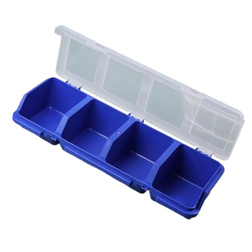 Illkjasfc Sortierbox, Organizer mit mehreren Fächern, Werkzeugteilbehälter, Behälter mit Deckel, Aufbewahrungsbox, langlebig Illkjasfc Sortierbox, Organizer mit mehreren Fächern, Werkzeugteilbehälter, Behälter mit Deckel, Aufbewahrungsbox, langlebig von Illkjasfc