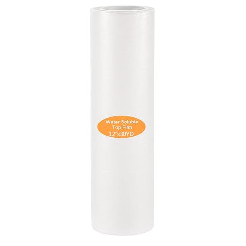 Illkjasfc Stick-Stabilisator zum Abreißen, wasserlöslich, Stick-Stabilisator-Rückseite für Maschinenstickerei, 4,5 m / 27 / 45,7 m Illkjasfc Stick-Stabilisator zum Abreißen, wasserlöslich, Stick-Stabilisator-Rückseite für Maschinenstickerei, 4,5 m / 27 / 45,7 m von Illkjasfc