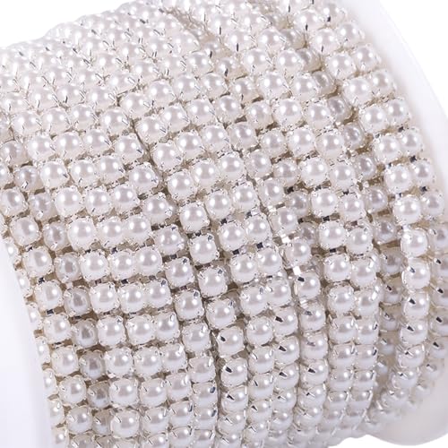 Illkjasfc Strassbesatz, Strasssteine, Tassenkette, Strasssteine, enge Kette für Schmuck, Kleidung, Dekoration, Strasssteine, geschlossene Kette Illkjasfc Strassbesatz, Strasssteine, Tassenkette, Strasssteine, enge Kette für Schmuck, Kleidung, Dekoration, Strasssteine, geschlossene Kette von Illkjasfc
