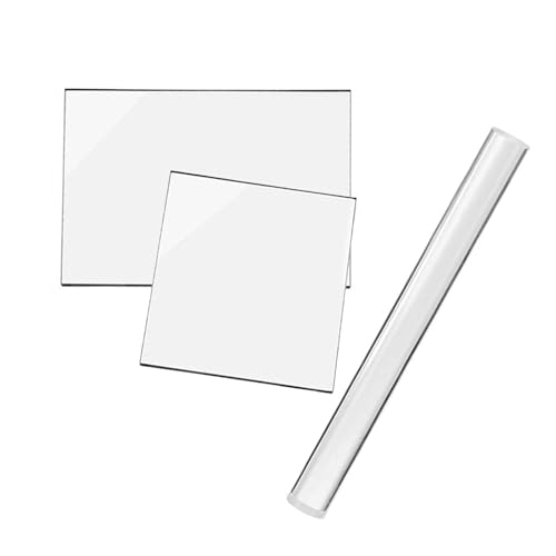 Illkjasfc Tonroller mit Acrylplatte, Modellierwerkzeug-Set, Ton-Nudelholz mit Acryl-Ton-Blatt für Anfänger Illkjasfc Tonroller mit Acrylplatte, Modellierwerkzeug-Set, Ton-Nudelholz mit Acryl-Ton-Blatt für Anfänger von Illkjasfc
