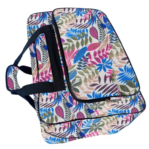 Illkjasfc Tragbare Nähmaschinen-Aufbewahrungstasche, stabile Nylon-Reisetaschen mit Taschen für Zubehör mit lebendigen Farben Illkjasfc Tragbare Nähmaschinen-Aufbewahrungstasche, stabile Nylon-Reisetaschen mit Taschen für Zubehör mit lebendigen Farben von Illkjasfc