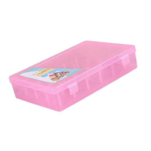 Illkjasfc Transparente Garnbox, 42 Spulen, Aufbewahrungsbox, Nähgarn, Organizer für kleine, große Garnspulen, Nähaufbewahrung, Zubehör von Illkjasfc