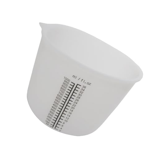 Messbecher Silikon Clear Scale Markierungen Beverage Mixing Cup Küchenzubehör Epoxidharz Werkzeug für die Schmuckherstellung von Illkjasfc