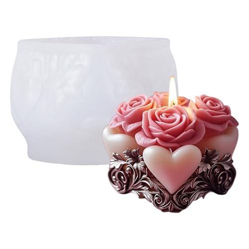 Silikonformen mit Rosenblüten für Epoxidharz, Seifen und Kunsthandwerksprojekte, geprägte Blumen, Silikon-Seifenformen, Hochzeitsdekoration Silikonformen mit Rosenblüten für Epoxidharz, Seifen und Kunsthandwerksprojekte, geprägte Blumen, Silikon-Seifenformen, Hochzeitsdekoration von Illkjasfc