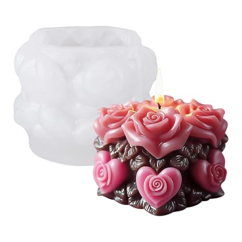 Silikonformen mit Rosenblüten für Epoxidharz, Seifen und Kunsthandwerksprojekte, geprägte Blumen, Silikon-Seifenformen, Hochzeitsdekoration Silikonformen mit Rosenblüten für Epoxidharz, Seifen und Kunsthandwerksprojekte, geprägte Blumen, Silikon-Seifenformen, Hochzeitsdekoration von Illkjasfc