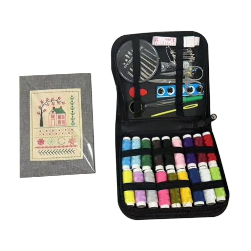Stickbuch mit Nadelfadensets, Nähbuch, Stickerei, Nähbücher, Stickanleitung, Buch für Damen Stickbuch mit Nadelfadensets, Nähbuch, Stickerei, Nähbücher, Stickanleitung, Buch für Damen von Illkjasfc