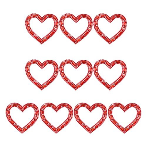Strass-Aufnäher in Herzform, Applikation für Hochzeitskleid, Vorhang, Schal, Dekorationen Strass-Aufnäher in Herzform, Applikation für Hochzeitskleid, Vorhang, Schal, Dekorationen von Illkjasfc