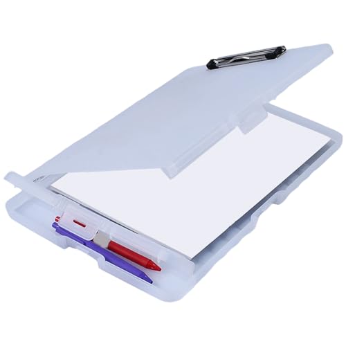 Tragbares Still-Klemmbrett Schreibbrett Datei Organizer mit Klemmbrett Stifteetui Dokumentenaufbewahrung Etui für Büro Schule Klemmbrett mit großem Stauraum Tragbares Still-Klemmbrett Schreibbrett Datei Organizer mit Klemmbrett Stifteetui Dokumentenaufbewahrung Etui für Büro Schule Klemmbrett mit großem Stauraum von Illkjasfc