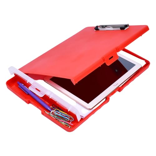 Tragbares Still-Klemmbrett Schreibbrett Datei Organizer mit Klemmbrett Stifteetui Dokumentenaufbewahrung Etui für Büro Schule Klemmbrett mit großem Stauraum Tragbares Still-Klemmbrett Schreibbrett Datei Organizer mit Klemmbrett Stifteetui Dokumentenaufbewahrung Etui für Büro Schule Klemmbrett mit großem Stauraum von Illkjasfc