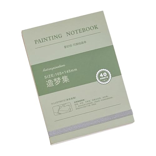 Zeichenbuch, Aquarell-Notizbücher, tragbare Skizzenbücher, reißbares Zeichenheft, Kunstbedarf zum Malen, reißbares Malbuch, Zeichenbuch, praktisches Aquarell-Notizbuch für Studenten Zeichenbuch, Aquarell-Notizbücher, tragbare Skizzenbücher, reißbares Zeichenheft, Kunstbedarf zum Malen, reißbares Malbuch, Zeichenbuch, praktisches Aquarell-Notizbuch für Studenten von Illkjasfc