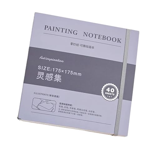 Zeichenbuch, Aquarell-Notizbücher, tragbare Skizzenbücher, reißbares Zeichenheft, Kunstbedarf zum Malen, reißbares Malbuch, Zeichenbuch, praktisches Aquarell-Notizbuch für Studenten Zeichenbuch, Aquarell-Notizbücher, tragbare Skizzenbücher, reißbares Zeichenheft, Kunstbedarf zum Malen, reißbares Malbuch, Zeichenbuch, praktisches Aquarell-Notizbuch für Studenten von Illkjasfc