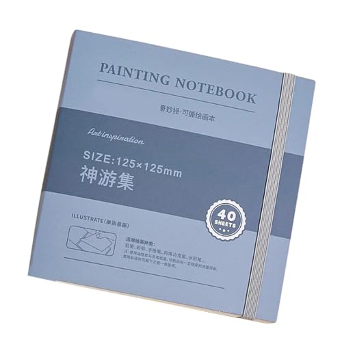 Zeichenbuch, Aquarell-Notizbücher, tragbare Skizzenbücher, reißbares Zeichenheft, Kunstbedarf zum Malen, reißbares Malbuch, Zeichenbuch, praktisches Aquarell-Notizbuch für Studenten Zeichenbuch, Aquarell-Notizbücher, tragbare Skizzenbücher, reißbares Zeichenheft, Kunstbedarf zum Malen, reißbares Malbuch, Zeichenbuch, praktisches Aquarell-Notizbuch für Studenten von Illkjasfc