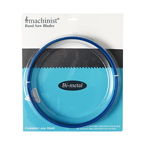 Imachinist S9312121418SS M42 93-1/2 Zoll Länge, 1/2 Zoll Breite, 0,04 Zoll Dicke, 14/18 Zähne Variable TPI Zähne, Bimetall-Bandsägeblätter zum Schneiden von Edelstahl und Hartmetall Imachinist S9312121418SS M42 93-1/2 Zoll Länge, 1/2 Zoll Breite, 0,04 Zoll Dicke, 14/18 Zähne Variable TPI Zähne, Bimetall-Bandsägeblätter zum Schneiden von Edelstahl und Hartmetall von Imachinist