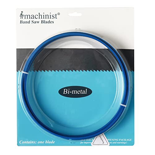 Imachinist S93341014SS M42 Bimetall-Sägeblätter 93 Zoll lang, 3/4 Zoll breit, 0,04 Zoll dick, 10/14TPI zum Schneiden von SS-Stahl, variable Zähne Imachinist S93341014SS M42 Bimetall-Sägeblätter 93 Zoll lang, 3/4 Zoll breit, 0,04 Zoll dick, 10/14TPI zum Schneiden von SS-Stahl, variable Zähne von Imachinist