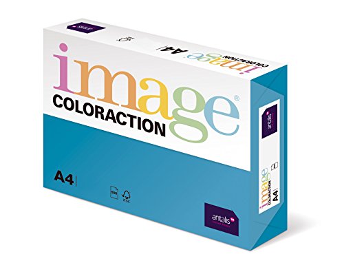 Image Coloraction Lisbon - farbiges Kopierpapier - DIN A4, 210 x 297 mm, 120 g/m² - buntes, holzfreies Druckerpapier für Kopierer - 250 Blatt - Königsblau von Image Coloraction