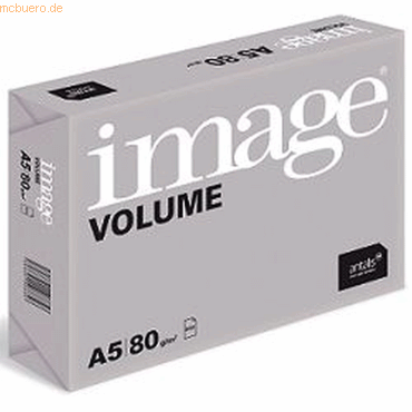 10 x Image Kopierpapier Image Volume weiß 80g/qm A5 VE=500 Blatt von Image