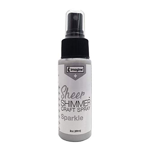 Imagine Crafts Sheer Shimmer Spritz Spray, Sparkle (Verpackung kann variieren), 12.7 x 3.81 x 3.81 cm von Imagine Crafts