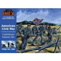 Sezessionskrieg: Konföderierten-Infanterie von Imex