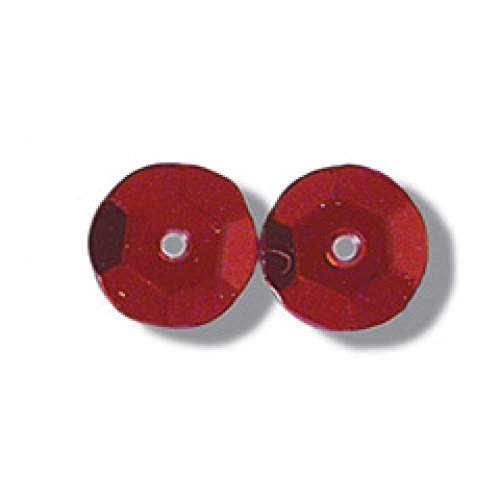 Impex Extra Value Pailletten für das Handwerk Cup 8 mm rot (600pk) von Impex Trimits