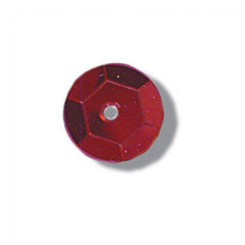 Impex Pailletten, Zum Basteln, 10 mm, Rot, (120pk) von Impex Trimits