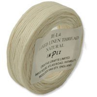 Trimits Waxed Linen Thread - Natural, 22m by Impex von Impex