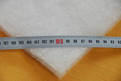 Impexso Volumenvlies Vlieswatte Diolen Polsterwatte viele Breiten lieferb. (200g/m² 20mm dick, Vliesbreite 2,0m) von Impexso