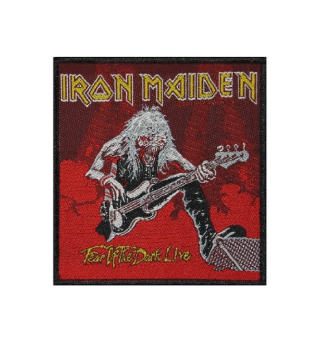 Iron Maiden Fear Of The Dark Live Heavy Metal Music Band Woven Applique Patch by Import von Import