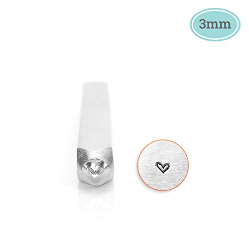 ImpressArt - Whimsy Heart Design-Stempel, 3 mm von ImpressArt