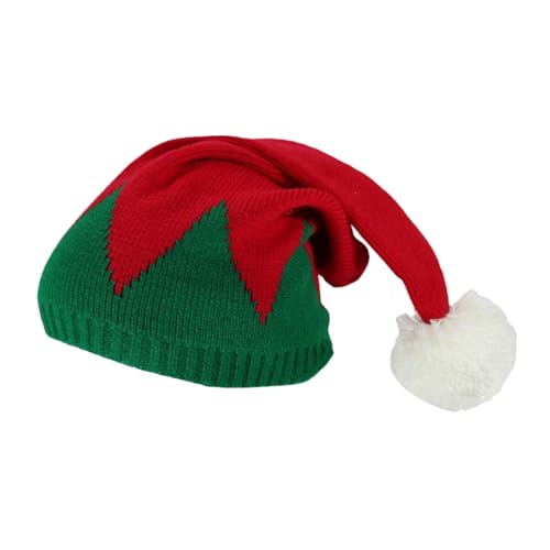 Imtrub Weihnachtsmütze für Damen, Weihnachtsmann-Strickmütze, Strickmütze, buntes Unisex-Design für Männer, Frauen, , Mädchen, Alltag, Outdoor-Aktivitäten, Event-Veranstaltungen von Imtrub