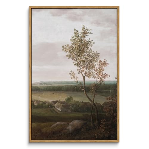 InSimSea Gerahmte Leinwanddrucke, Vintage-Dekor, ländliche Landschaft, Landschaftsgemälde, große Drucke, Landhaus-Wanddekorationen für Wohnzimmer, Esszimmer, Schlafzimmer, 40,6 x 61 cm InSimSea Gerahmte Leinwanddrucke, Vintage-Dekor, ländliche Landschaft, Landschaftsgemälde, große Drucke, Landhaus-Wanddekorationen für Wohnzimmer, Esszimmer, Schlafzimmer, 40,6 x 61 cm von InSimSea
