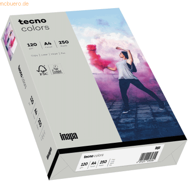 5 x Inapa Multifunktionspapier tecno colors A4 120 g/qm VE=250 Blatt g 5 x Inapa Multifunktionspapier tecno colors A4 120 g/qm VE=250 Blatt g von Inapa