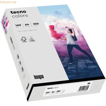 5 x Inapa Multifunktionspapier tecno colors A4 160 g/qm VE=250 Blatt h 5 x Inapa Multifunktionspapier tecno colors A4 160 g/qm VE=250 Blatt h von Inapa